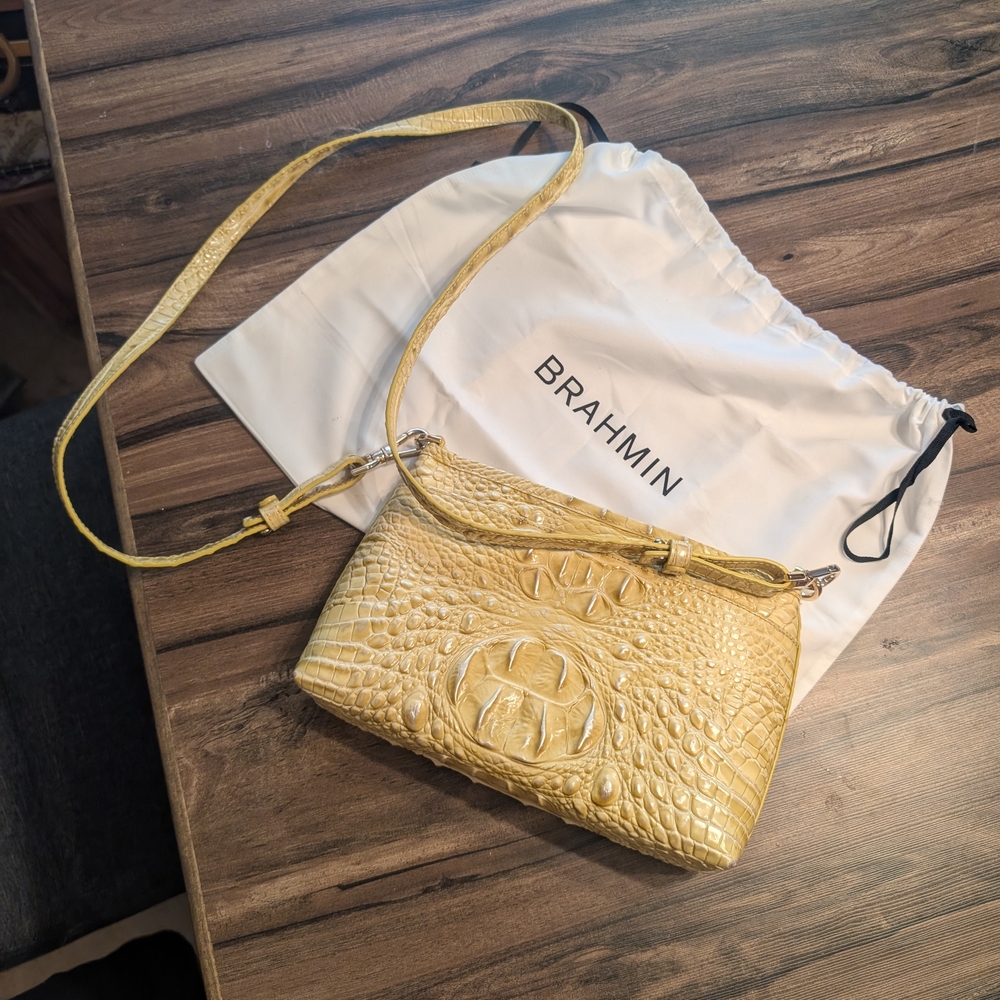 Brahmin Yellow Crossbody Bag